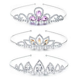 Rhinestone Tiara Crystal Crown Set for Girls