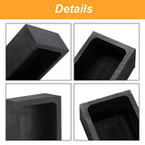 3 Pcs High Purity 1 KG Graphite Ingot Mold Crucible Mould