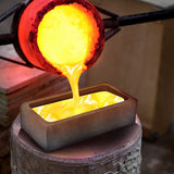 3 Pcs High Purity 1kg Graphite Ingot Mold Crucible Mould for Melting