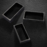 3 Pcs High Purity 1kg Graphite Ingot Mold Crucible Mould for Melting