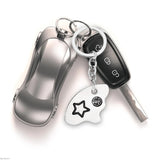 3-Piece Sun, Star, Moon Pendant Keychain Set, Friendship BFF Charm Chokers