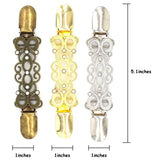 3 Retro Sweater Collar Clips, Cardigan Clip for Women, 3 Colors