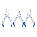 3-Piece 45 Gauge Steel Mini Jewelry Pliers Set DIY Jewelry Tools