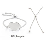 3-Piece Stainless Steel Bolo Chain Bracelets Adjustable Slider