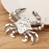 3 Pcs Tibetan Silver Crab Charms Pendants for Necklace DIY Jewelry Making