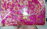 3 Chinese Silk Pouch Wallet Coin Purse Necklace Bags 8''