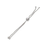 316L Stainless Steel 1.8mm Box Chain Bracelet 11.5cm Bolo Adjustable