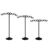 3-Piece Jewelry Storage Rack Tree for Necklace Earring Ring Watches Display