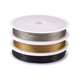 3 Rolls Stainless Steel Wire Tiger Tail Beading Wire