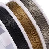 3 Rolls Stainless Steel Wire Tiger Tail Beading Wire