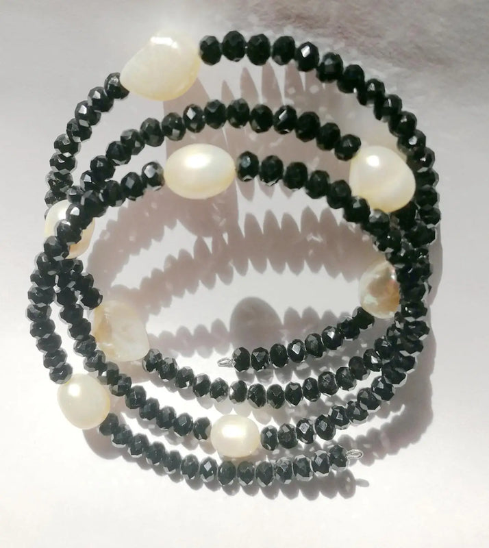 Baroque Pearl Crystal Bracelet Freshwater Pearl Woman Jewelry Wedding