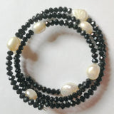 Baroque Pearl Crystal Bracelet Freshwater Pearl Woman Jewelry Wedding