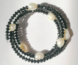 Baroque Pearl Crystal Bracelet Freshwater Pearl Woman Jewelry Wedding