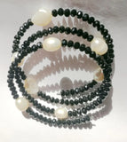 Baroque Pearl Crystal Bracelet Freshwater Pearl Woman Jewelry Wedding