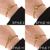 3 Stainless Steel OT Toggle Clasps for Necklace Bracelet Findings