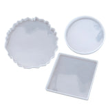 Resin Coaster Molds Round Square Set