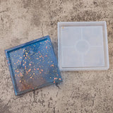Round Square Coaster Resin Mold Silicone Casting Mold Tool