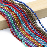 Copper Ball Beads Chain Colorful Buckle DIY Jewelry Making Key Chain