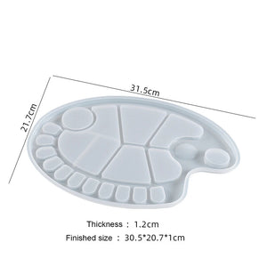 Crystal Epoxy Mold Art Necessories Palette UV Resin Mold