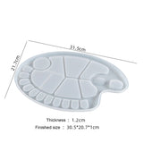Crystal Epoxy Mold Art Necessories Palette UV Resin Mold