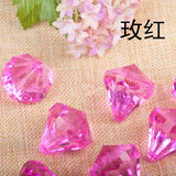 Prismatic Acrylic Beads Cabochons Jewelry Findings DIY Handicraft Decoration