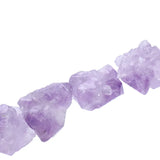 Natural Amethysts Raw Stone Purple Crystal Gemstone DIY Jewelry Pendant