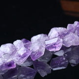 Natural Amethysts Raw Stone Purple Crystal Gemstone DIY Jewelry Pendant