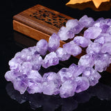 Natural Amethysts Raw Stone Purple Crystal Gemstone DIY Jewelry Pendant