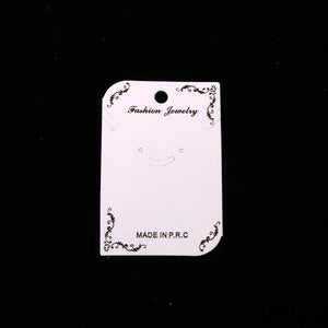 50Pcs/Lot Jewelry Display Cards - Necklaces, Rings, Earrings, Pendants