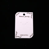50Pcs/Lot Jewelry Display Cards - Necklaces, Rings, Earrings, Pendants