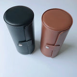 3 Slot Watch Roll Travel Box Brown PU Storage