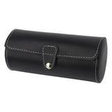 3 Slots Watch Roll Travel Case Portable Leather Watch Storage Box