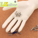 Daisy Bracelet Spacer Bars Beads Antiqued Silver 50PCS