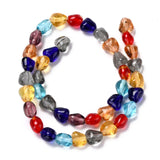 Colorful Lampwork Beads 10mm Nuggets Glass Beads for DIY Jewelry Making
