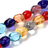 Colorful Lampwork Beads 10mm Nuggets Glass Beads for DIY Jewelry Making