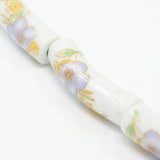 Curved Tube Noodle Ceramic Beads for DIY Bracelet