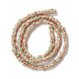 3 Strands Lampwork Beads Loose Column Spacer Beads DIY Jewelry Making