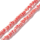 3 Strands Lampwork Beads Loose Column Spacer Beads DIY Jewelry Making