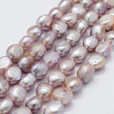 3 Strands Natural Freshwater Pearl Beads 8~9mm for Jewelry Making
