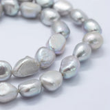 3 Strands Natural Freshwater Pearl Beads 8~9mm for Jewelry Making