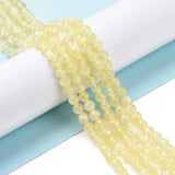 Natural Stone Yellow Selenite Round Beads 4/6/8/10/12mm