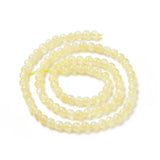 Natural Stone Yellow Selenite Round Beads 4/6/8/10/12mm