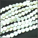 3 Strings Mother of Pearl Shell Bead DIY Accessories 8mm 10mm 12mm 15mm Heart