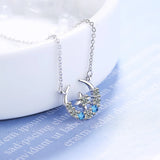 Sterling Silver Zirconia Necklace for Women