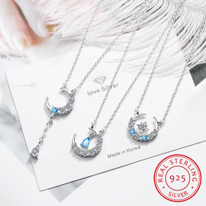 Sterling Silver Zirconia Necklace for Women