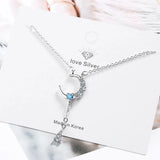 Sterling Silver Zirconia Necklace for Women