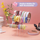 3-Tier Acrylic Hairband Earrings Stand Organizer