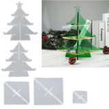 Christmas Tree Cake Stand Tray Epoxy Resin Mold Fruit Tray Silicone Mould