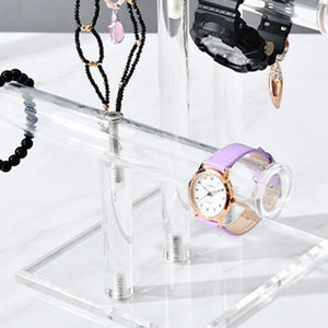 3-Tier Clear Acrylic Stud Earring Jewelry Display Rack Stand Organizer