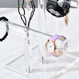 3-Tier Clear Acrylic Stud Earring Jewelry Display Rack Stand Organizer